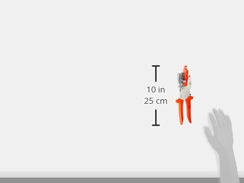 Original LÖWE Gasket Profile Shears 4.104/V with Two Stop Angles for Professional Use in Window Construction - Gasket Tool with V-Cut for Notching Gasket Profiles at Outer Corners