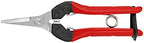 Felco F321 Pruning Snips – 7" Garden Clippers with Curved Blade & Rounded Tip | Pruning Shears for Gardening | Garden Snips and Pruners with Carbon Steel Blade, Sap Groove