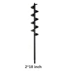 Auger Drill Bit，Garden Plant Flower Bulb Rapid Planter Umbrella Hole Digger for 3/8” Hex Drive Drill(218inch)