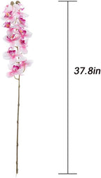 2 Simulation Butterfly Orchid Artificial Fake Flowers Decorative Living Room Bedroom Fake Flowers (Blue)