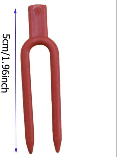100pcs Plastic Gardening Plant pin Strawberry Support Clips Watermelon Fork Farming Securing Vines Fixing Clips Tool