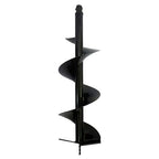 XtremepowerUS 4" Inch Auger Digging Bit for Post Holes Replacement Earth Digger Planting Drill Fence Hole Maker Grass Plant Hole Fit for 3/4" Shaft