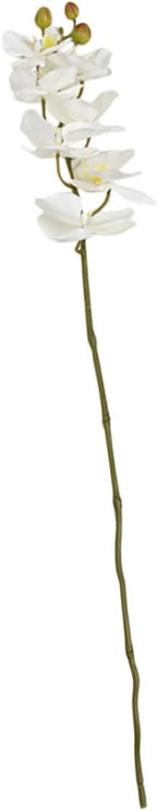 Zerodeko Realistic Fake Phalaenopsis Orchid Stem for Home Decor Vivid Artificial Arrangement for Living Room Bedroom and Dining Table Stylish Faux Floral Decoration
