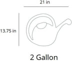 2 Gallon Plant Watering Can - Large Plastic Garden Water Pot with Dual Spray Options for Indoor Outdoor Plants Flower, Clay
