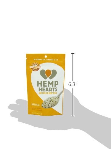 Manitoba Harvest Hemp Hearts, Shelled Hemp Seeds - 2.1oz, Pack of 12-10g Plant Protein & 12g Omega 3 & 6 per 30g serving - Easy to Digest with 9 Amino Acids - Gluten Free, Non-GMO Project Verified