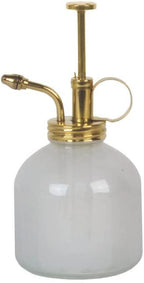 Modern Sprout Plant Mister, 8 oz Indoor Watering Can, Aesthetic Plant Sprayer & Water Mister Spray Bottle, Garden Watering Can for Seed Starting, Vintage-Inspired Gift for Green Lovers - White