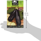 Batlle Vegetable Seeds - Round Aubergine Black Beauty (190 Seeds)