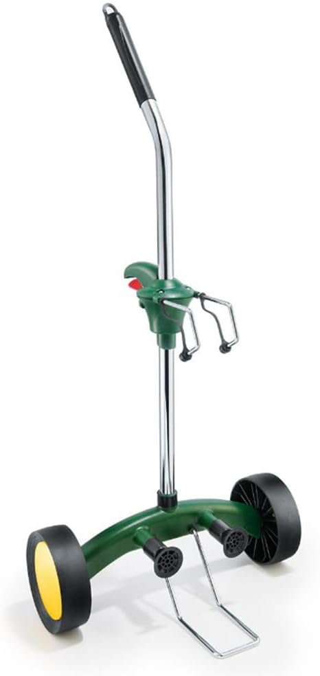 Garden Pot Mover Dolly Heavy Duty Plant Caddy Wheeled Trolley with Adjustable Handle Flat Free Wheels for Plant Pot