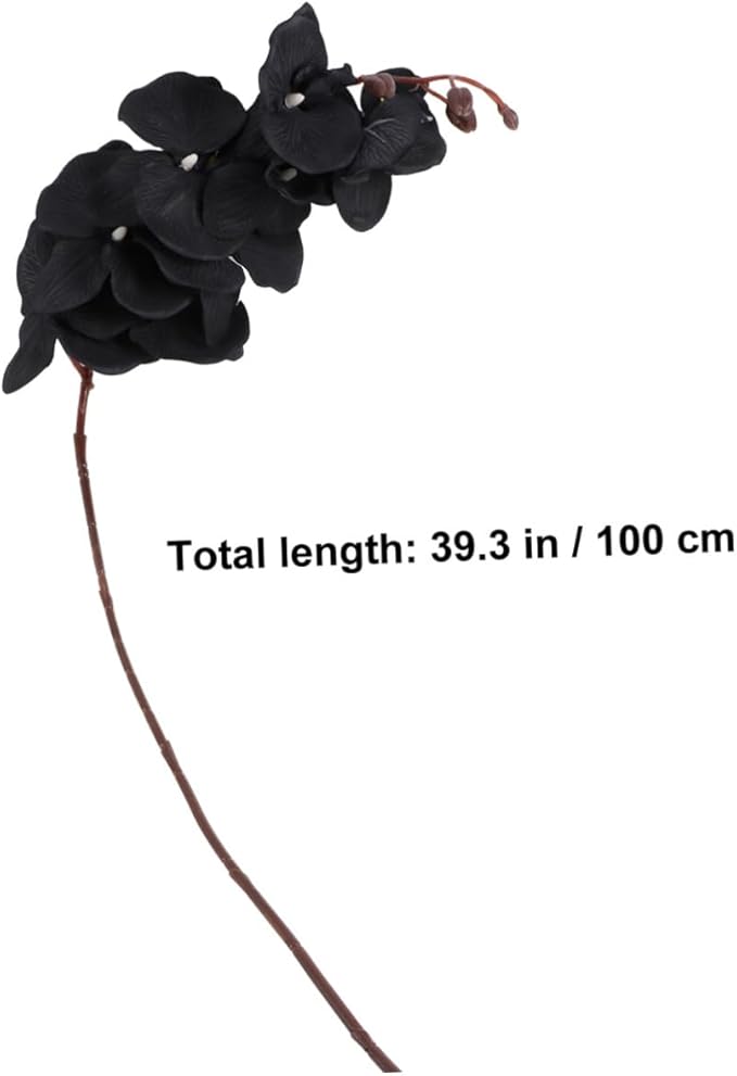 Ciieeo Lifelike Phalaenopsis Orchid Artificial Flower for Home Adornment Perfect Photography Prop Ideal for Living Room Wedding Event