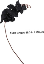 Ciieeo Lifelike Phalaenopsis Orchid Artificial Flower for Home Adornment Perfect Photography Prop Ideal for Living Room Wedding Event