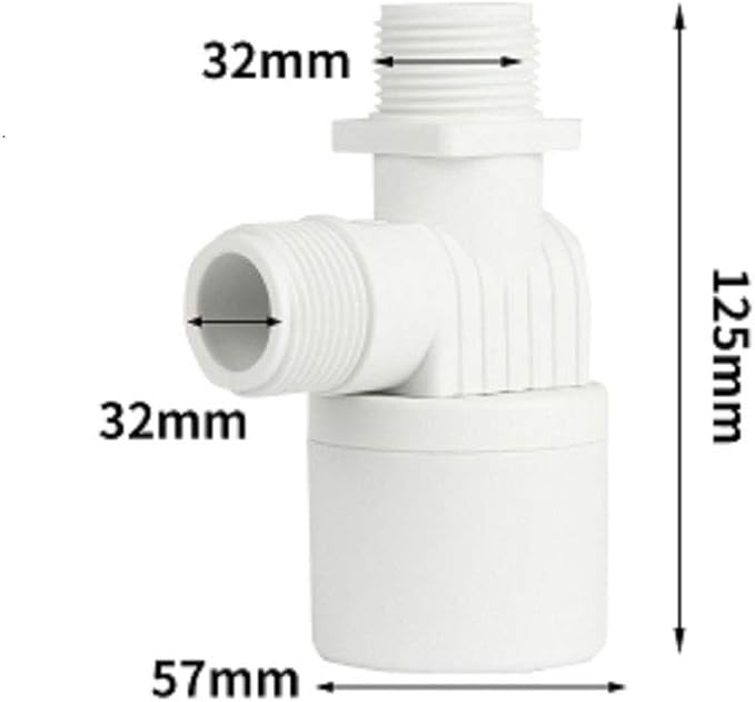 Automatic Water Level Control Float Valve for Tower, Solar Energy, Livestock Pond, Aquarium, Storage Irrigation (1" Type Above)