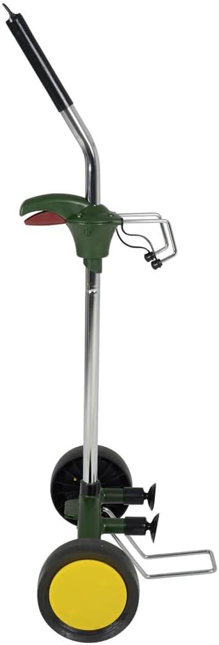 Garden Pot Mover Dolly Heavy Duty Plant Caddy Wheeled Trolley with Adjustable Handle Flat Free Wheels for Plant Pot