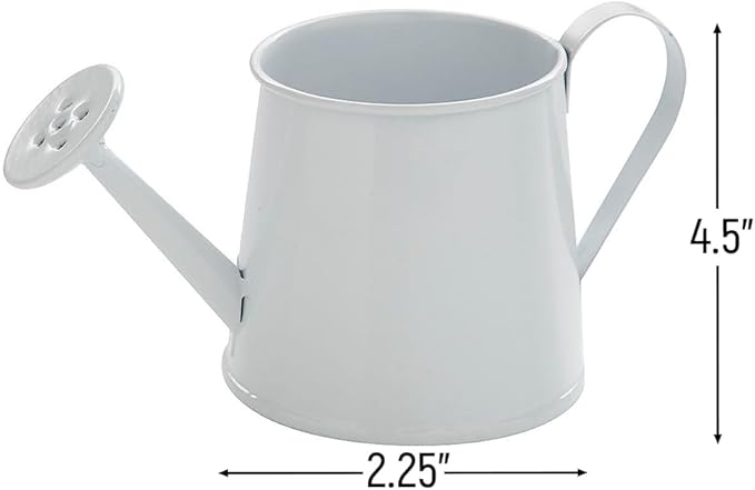 Fun Express Mini Watering Can Tabletop Decorations - 12 Pieces - Great for Spring and Garden Home Decor, Weddings and Other Table Centerpieces