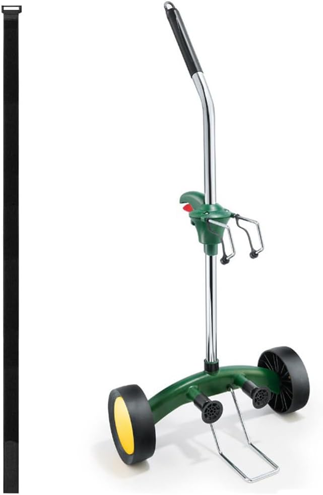 Garden Pot Mover Dolly Heavy Duty Plant Caddy Wheeled Trolley with Adjustable Handle Flat Free Wheels for Plant Pot