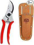 Felco 2 Bypass Pruner and Leather Holster (Bundle, 2 Items)