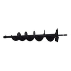 4Inch Auger Drill Bit, Planting Garden Auger Planter Garden Drill Bit Post Hole Rapid Planter Compatible Auger Machine Head with 3/4In Shaft