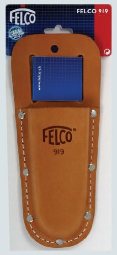 Felco Leather Holster (F 919) - Belt Mountable Tool Pouch for Pruning Shears or Construction / Utility Tools