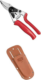 FELCO Model 7 Secateurs (Large, Rotating Handle) & Model 910 Leather Holster