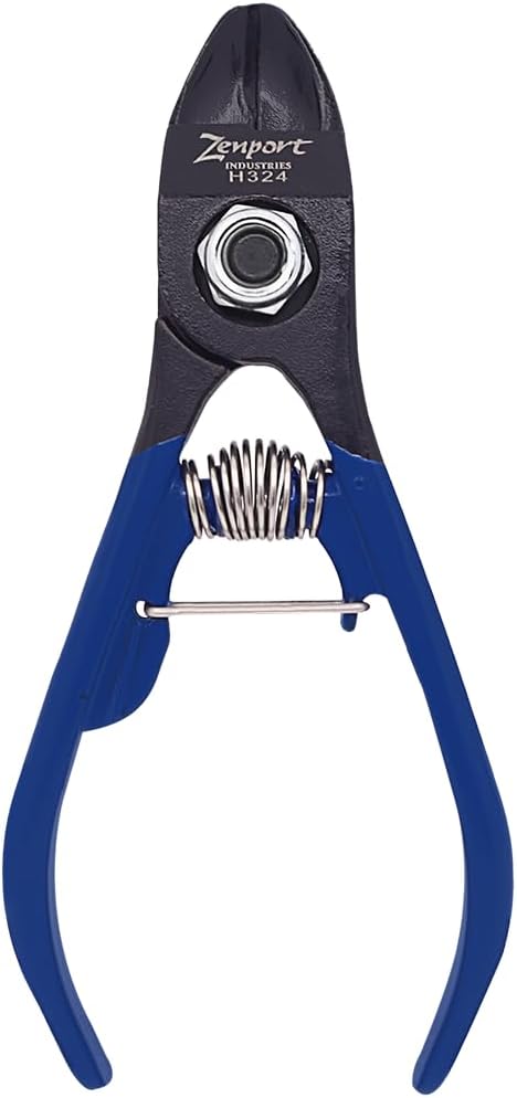 Zenport H324 Forged Steel Bypass Fruit Clippers, 4.5-Inch, 0.5 Inch Alloy Steel Blades, Blue - 12 Pack