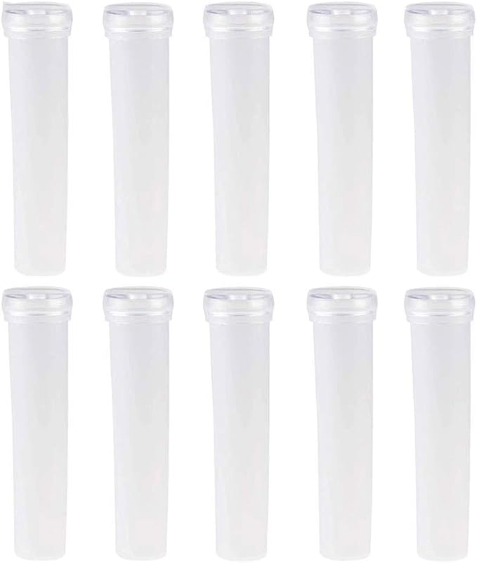 50 Pcs Transparent Plastic Flower Water Tubes Floral Tube for Flower Arrangements (7cm)