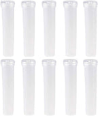 50 Pcs Transparent Plastic Flower Water Tubes Floral Tube for Flower Arrangements (7cm)