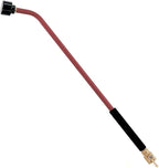 Dramm ColorMark Soft Rain Watering Spray Wand – 30” Long, Red – Lightweight & Durable with 8" Foam Grip and Brass Shut-Off Valve – Ideal for Hanging Baskets, Planters, Gardens, Shrubs & Seedbeds