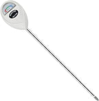 Soil Moisture Meter, Long Probe Soil Moisture Monitor for House Plants, Soil Hygrometer Moisture Sensor for Indoor & Outdoor, Garden, Farm, Lawn Plant Care, No Battery Needed(White)