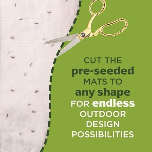 Seed Mat - Easy to Plant and Grow Garden Seeds - Creates Fragrant, Vibrant Flower Garden (DeerGuard Flower Garden - 1 Mat)