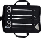 Aquascaping Tools 5 in 1 Kit Aquarium Scissors Plant Tools Curved & Straight Scissor Tweezers Spatula Stainless Steel Anti Rust Aquascape Tools for Fish Tank