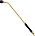 Dramm ColorMark Soft Rain Watering Spray Wand – 30” Long, Gold – Lightweight & Durable with 8" Foam Grip and Brass Shut-Off Valve – Ideal for Hanging Baskets, Planters, Gardens, Shrubs & Seedbeds
