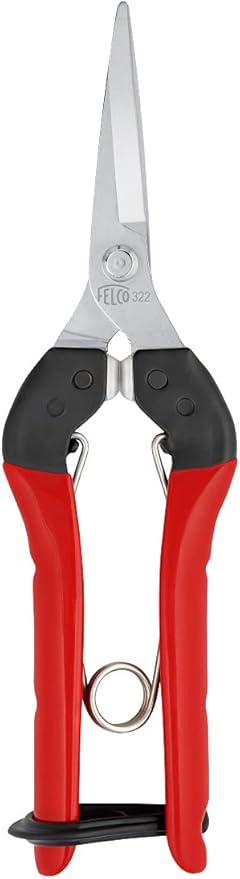 FELCO FELCO322 Model 322 Snips, Red & Leather Holster (F 910) - Tool Pouch for Pruning Shears or Construction/Utility Tools 26 x 16 x 12 cm