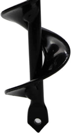 Garden Auger Spiral Drill Bit - Durable Auger Drill Bits Post Hole Digger Drills Bit for Tulips, Iris, Bedding Plants and Digging Weeds Roots - Non-Slip 1.57" x 8.65" HEX Shaft Black (4x22cm)