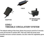 Hydroponics Growing System Kit 36 Plant Sites Food-Grade PVC-U Pipes Hydroponic Grow Kit Gardening System for Vegetables,Fruits,Herb