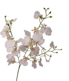 Artificial Flower Feel Moisturizing Dancing Orchid Living Room Ornaments Dining Table Decoration Floral Photography Ornaments(White)