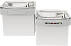 Elkay LZOSTL8SC Wall Mount Versatile Hands-Free Activation Bi-Level ADA Cooler Filtered Refrigerated Stainless