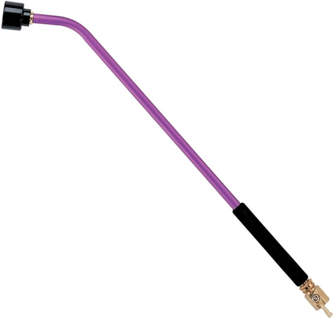 Dramm ColorMark Soft Rain Watering Spray Wand – 30” Long, Berry – Lightweight & Durable with 8" Foam Grip and Brass Shut-Off Valve – Ideal for Hanging Baskets, Planters, Gardens, Shrubs & Seedbeds