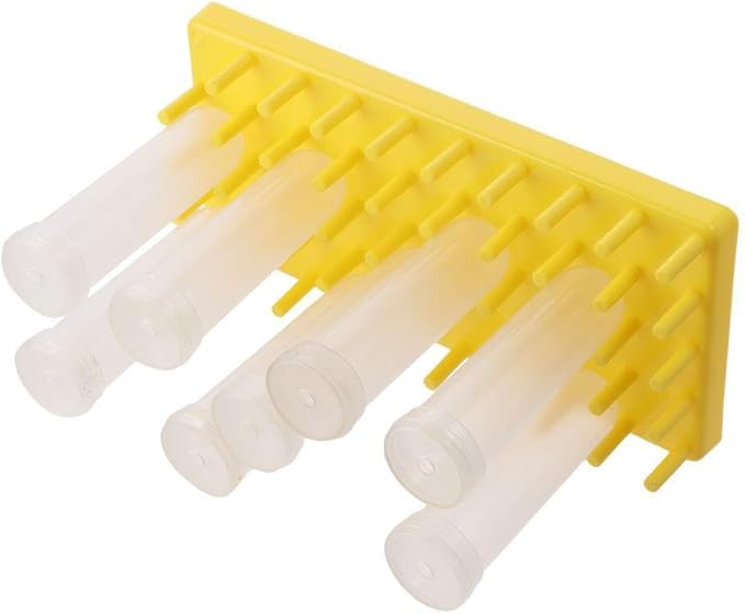 8 Pcs 50ml Floral Water Tubes with Stand Holder, Floral Nutrient Tube for Milkweed, Stem and Leaf Cuttings and Other Plants