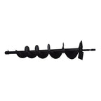 4Inch Auger Drill Bit, Planting Garden Auger Planter Garden Drill Bit Post Hole Rapid Planter Compatible Auger Machine Head with 3/4In Shaft