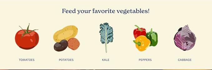 True Organic Tomato & Vegetable Food – Organic Fertilizer for Superior Harvests with 6% Calcium – 12lb Bag Covers 210 sq. ft.