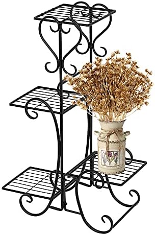 PASYOU Gold Fake Plants, Artificial Flowers Decoration for Christmas Golden Leaves Grass Plastic Faux DIY Crafts Indoor Outdoor Home Garden Party Room Bedroom Wedding Table Centerpiece Decor, 4 Pack