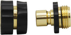 Twinkle Star 3/4 Inch Garden Hose Fitting Quick Connector Male and Female Set (8 Sets) with Extra Rubber Washers