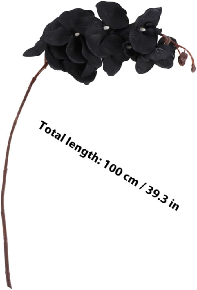 Artificial Phalaenopsis Orchid Flowers Lifelike Simulation Silk Floral Home Decoration Photography Props for Living Room and Wedding Décor