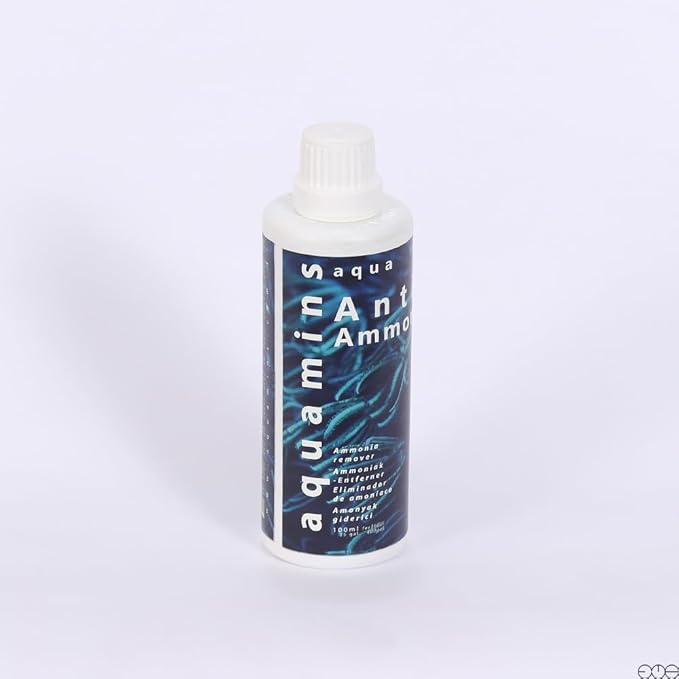 Aquarium Plant Fertiliser & Ammonia Remover – All-in-One Mineral Supplement for Aquatic Plants, Freshwater & Saltwater Tanks – Enhances Growth, Colour (Anti Ammonia 100ml/3.38fl oz)