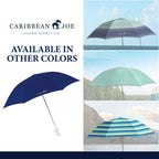 CARIBBEAN JOE Umbrella for Beach Chair, Adjustable and Universal, UV Protection
