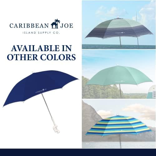CARIBBEAN JOE Umbrella for Beach Chair, Adjustable and Universal, UV Protection