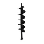 4-in Earth Auger Drill Bit, Garden Plant Flower Auger Rapid Planter Compatible Gas Powered Post Fence Hole Digger with 3/4 Shaft