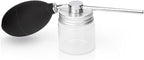 EVKILKJS Powder Spray Bottle Garden Duster Applicator, Durable Handheld Cleaning Spray Tool, Suitable for Dust Removal of Plant Leaves, Greenhouse Maintenance, Horticultural Care Silver