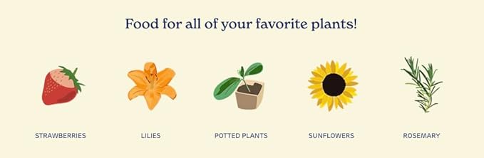 True Organic All Purpose Plant Food – Organic Fertilizer for Fruits, Vegetables, Flowers, and Herbs – 4.5lb Jug Covers 97 sq. ft.- Case of 6