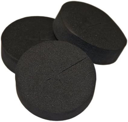 2” Neoprene Foam Inserts for Hydroponics Growing System, Clone Machine, Propagation Indoor Gardening, 132 Pack, Black