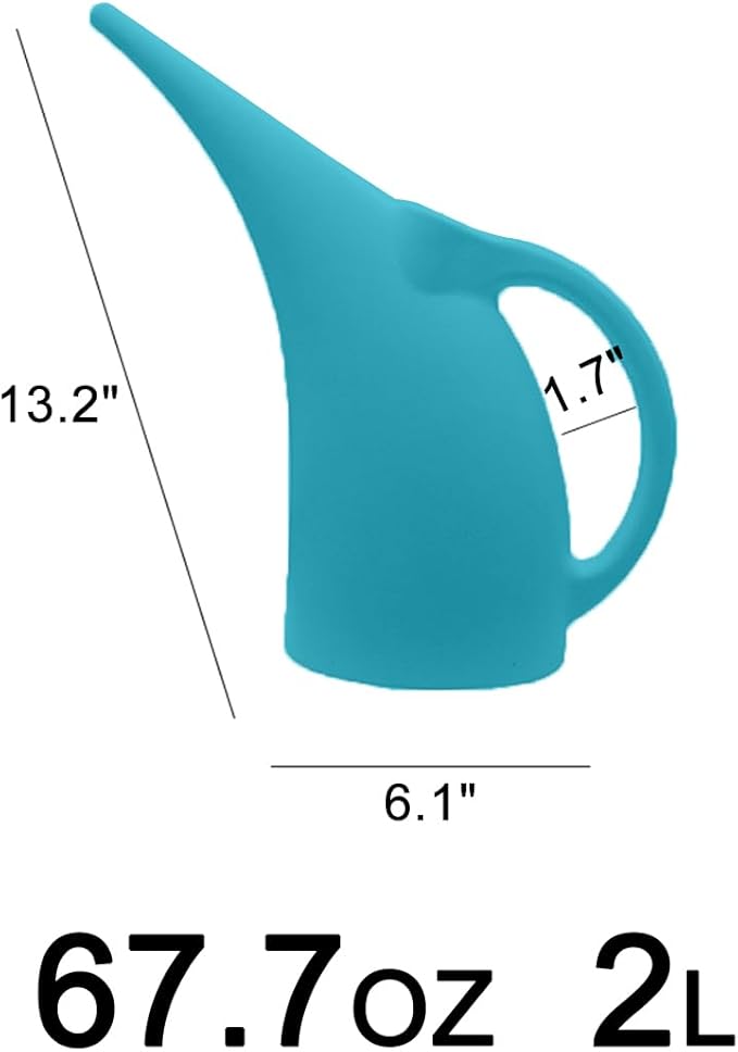 Plant Indoor and Outdoor Watering Can - 1/2 Gallon - Blue